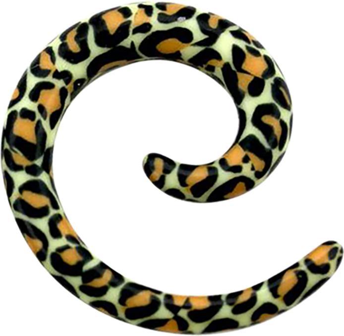 Immagine prodotto Star Piercing Spirale elastica in pelle di serpente arancione (Materiale sintetico, senza ottone)