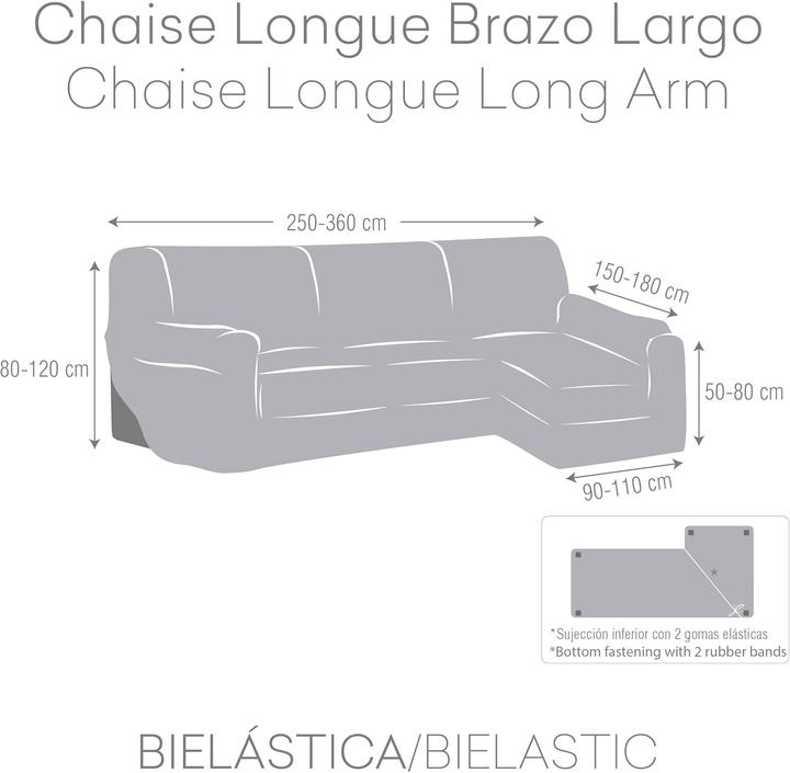 Produktbild Premium Sofabezug mit Chaise Longue rechts