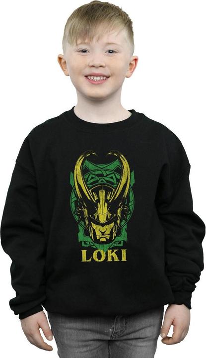 Actual product image Boys Loki Badge Sweatshirt (116)