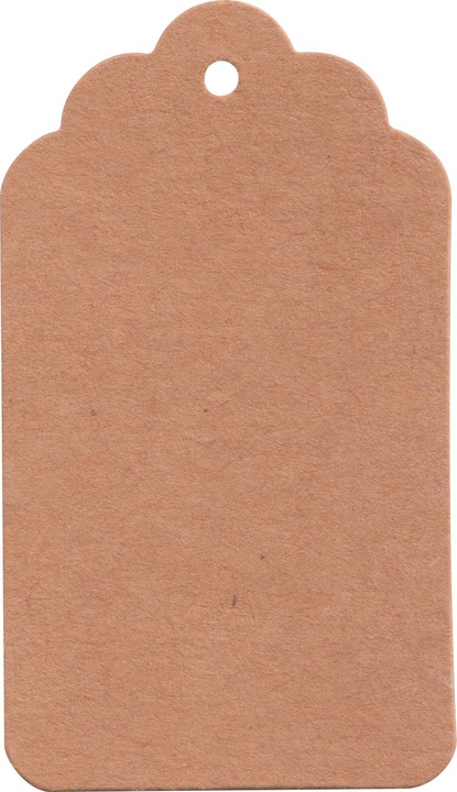 VBS XXL Geschenk-Anhänger "Kraftpapier", 500 Stück, 4 x 7 cm (Geschenkpapier, 500 x)