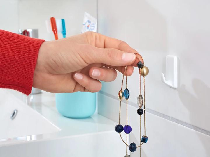 Image du produit tesa Crochet adhésif Powerstrips SMALL carré - 3 x crochets muraux adhésifs