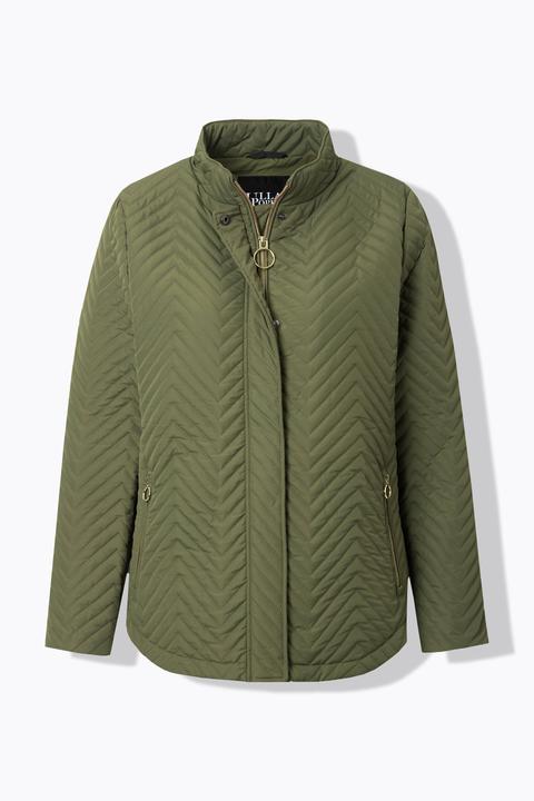 Actual product image Ulla Popken Zigzag Quilted Jacket (56)