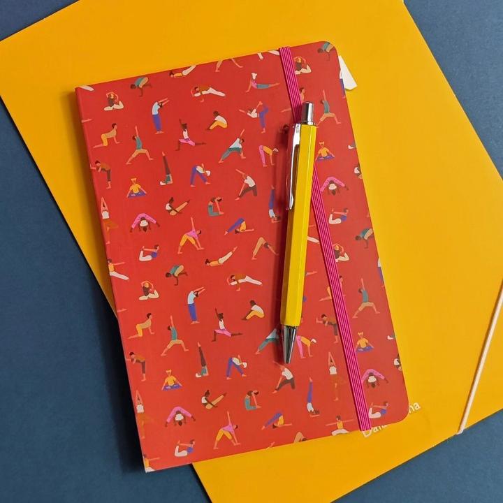 Actual product image Cedon Notebook A5 YOGI red (A5, Special ruling)