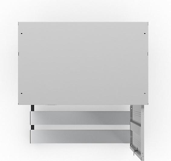 Actual product image Wolf Clothes locker with bench underneath (80 cm, 214 cm)