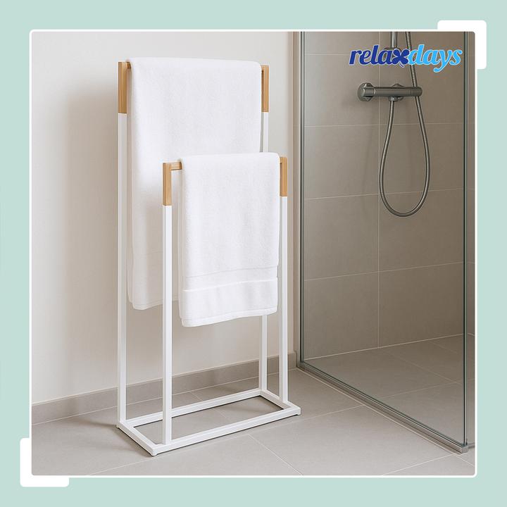Actual product image Relaxdays Towel rack