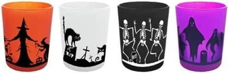 Black, Multicoloured, Orange, Violet, White