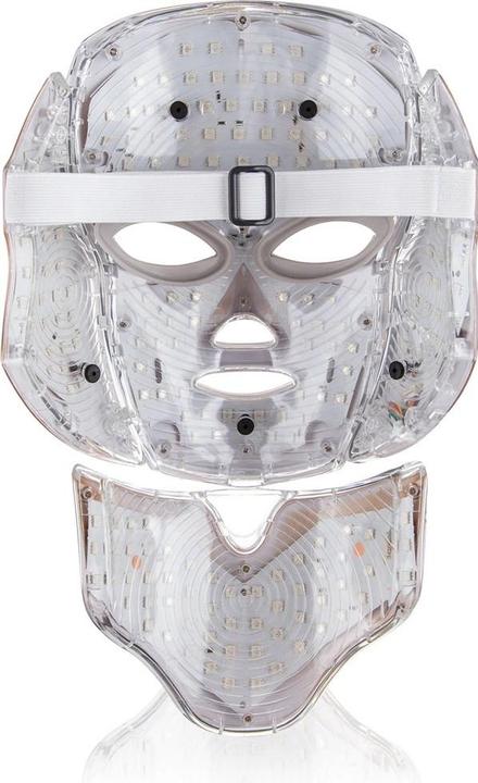 Actual product image Palsar 7 Treatment LED face and neck mask white (LED Mask + Neck 7 Colour with White)