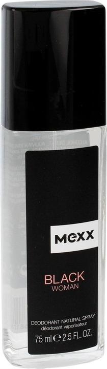 Actual product image Mexx Black Woman deodorant natural spray 75ml (Spray, 75 ml)