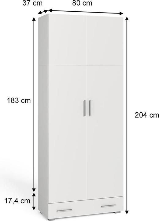Actual product image Vicco Ingo (80 x 37 x 204 cm)