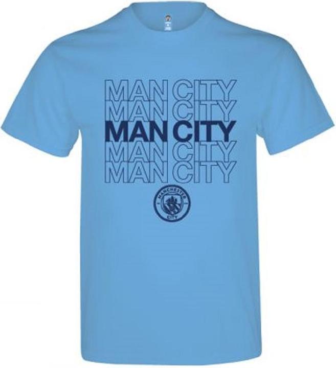 Produktbild Manchester City FC Man City Erwachsene Logo TShirt Himmelblau (XL)