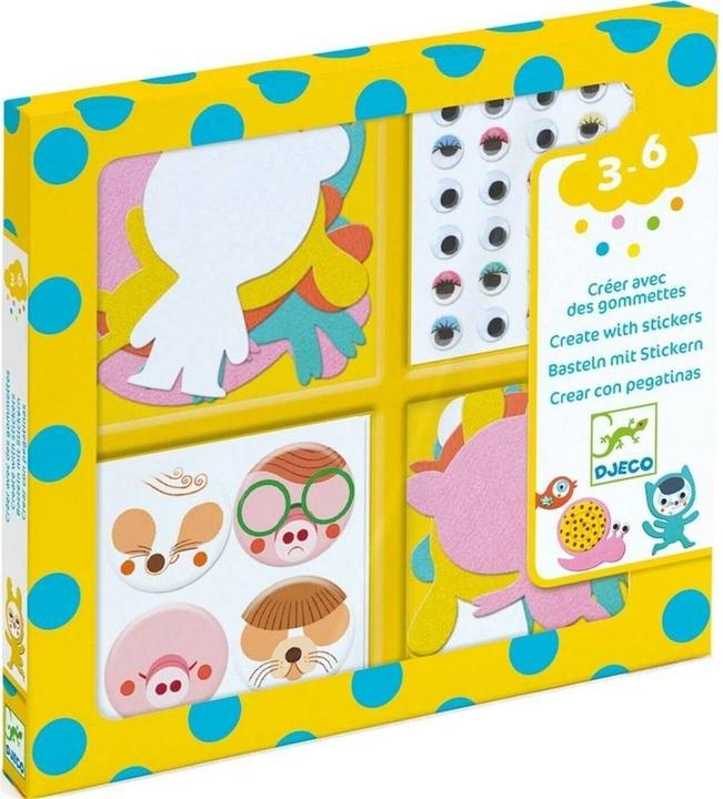 Produktbild Djeco Stickerbilder Tiere