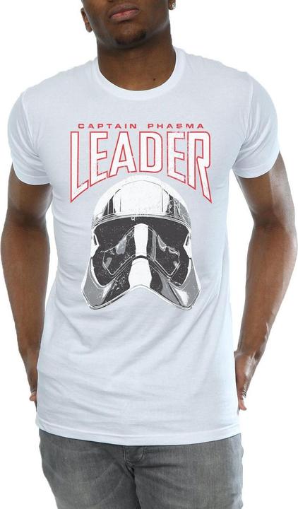 Actual product image Star Wars Mens The Last Jedi Leader Helmet T-Shirt (M)