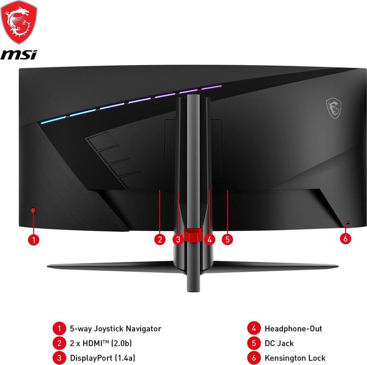 Image du produit MSI MAG 345CQRDE (3440 x 1440 pixels, 34")
