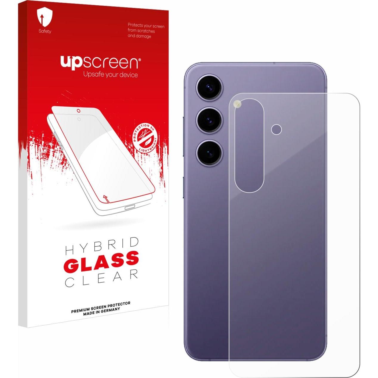 upscreen Scratch Shield Panzerglasfolie (1 Stück, Samsung Galaxy S21), Smartphone Schutzfolie, Transparent