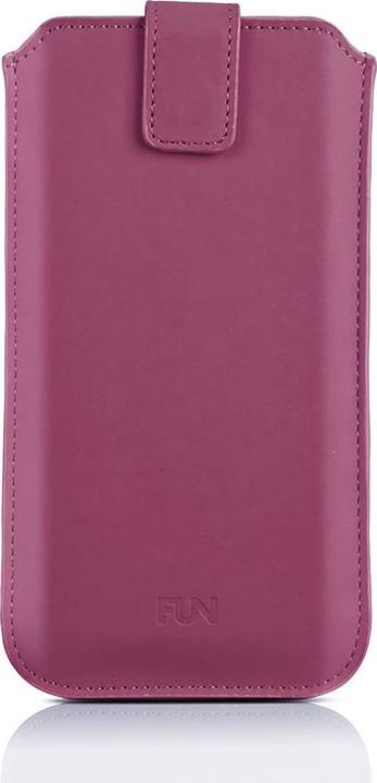 Peter Jäckel FUN Sleeve Uni size 6.9" Soft Touch Bright Pink, e.g. for Samsung S20/ S21 Ultra/ iPhone 13 Pro Max (6.90", Universal)