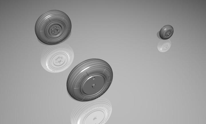 Produktbild CMK Yak-3- Wheels Set /for Special Hobby kit