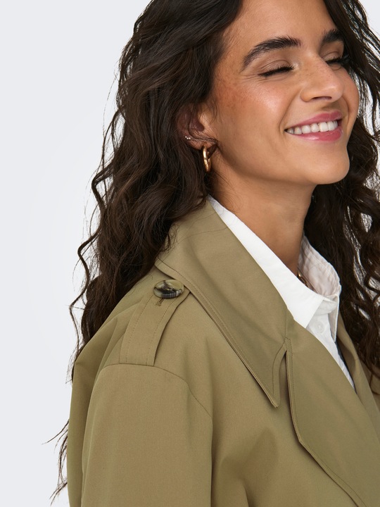Immagine prodotto Only Colletto con risvolto Polsini con bottone Trench coat Trench coat (XS)