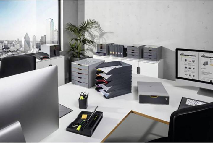 Image du produit Durable Bloc-tiroirs Varicolor C4 760127 gris/jaune 280x95x356mm (C4)