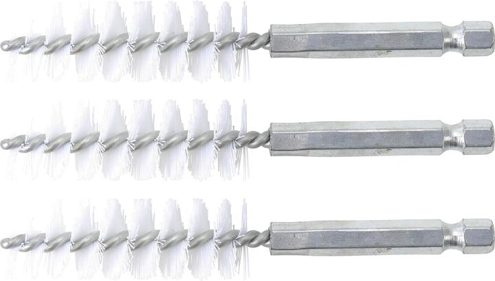 Productafbeelding BGS Nylon borstel | 16 mm | Aandrijving zeskantkop 6,3 mm (1/4") | 3 stuks.