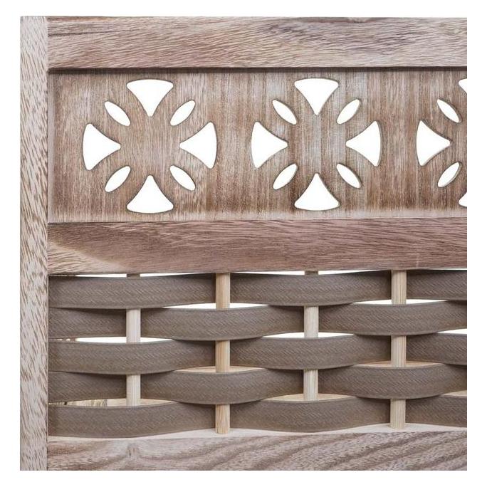 Scaffale Libreria Portavasi 3 Ripiani Da Interno HWC-K71 Metallo Legno 90x100x35cm Legno Chiaro