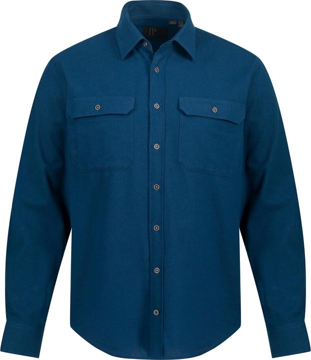Produktbild JP1880 Flanellhemd, Langarm, Kentkragen, Modern Fit (3XL)