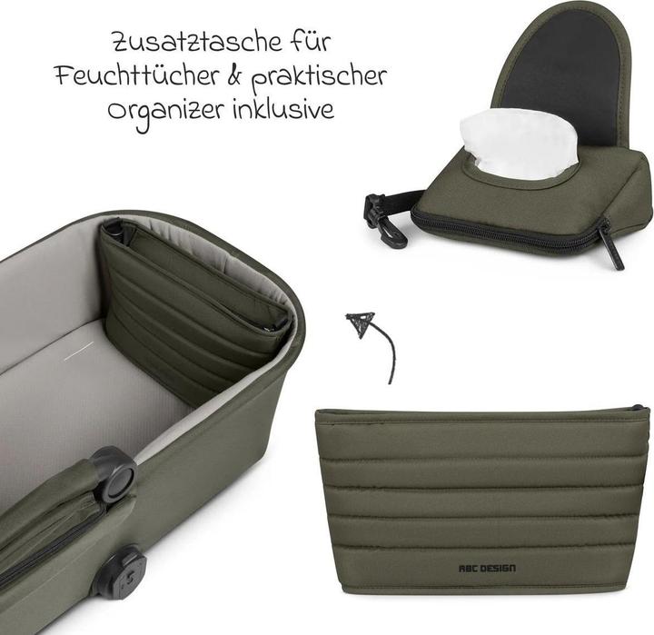 Actual product image ABC Design City Life Carrycot, Avocado