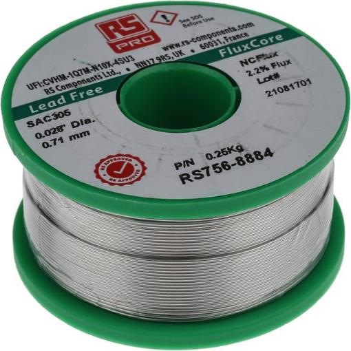 Produktbild Rs Pro Lot bleifrei Sn-Ag-Cu 0,7mm 250gr