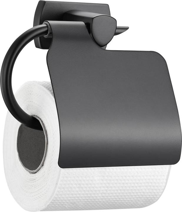 Produktbild Biasca Toilettenpapierhalter schwarz matt