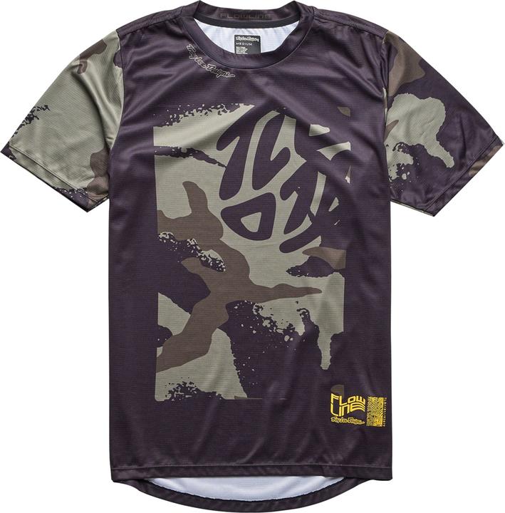 Immagine prodotto Troy Lee Designs Maglia Flowline SS, confinata, nera, giovane M (M)
