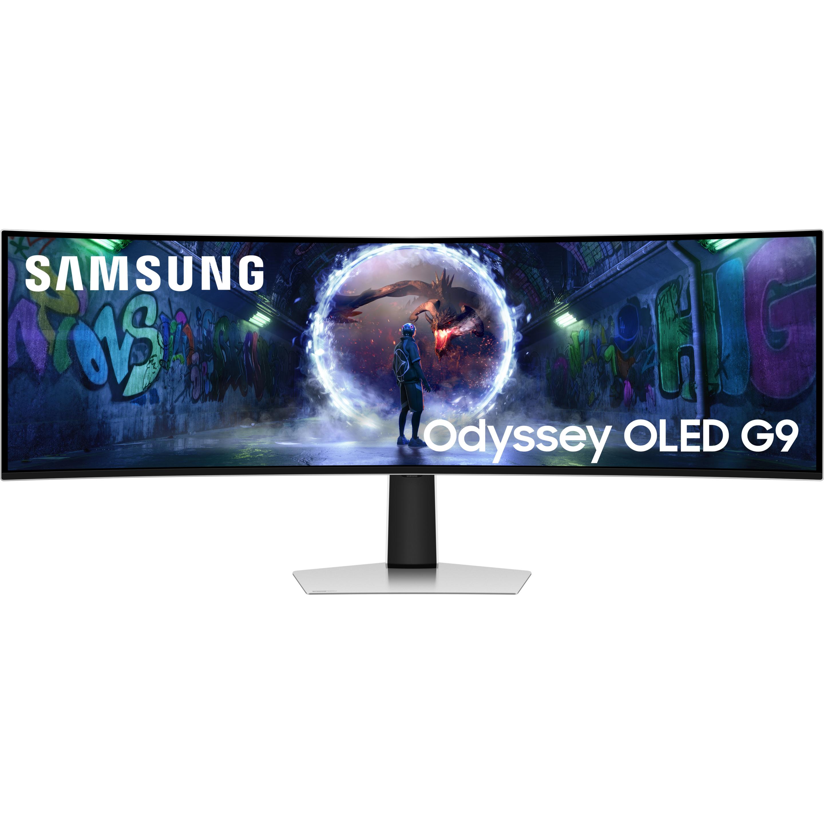 Samsung Odyssey OLED G9 - S49DG934SU (5120 x 1440 Pixel, 49"), Monitor, Silber