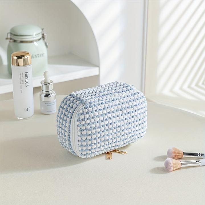 Actual product image Only-Bags.Store Elegant corduroy cosmetics case set of 4, chic make-up organiser bags with polyester lining