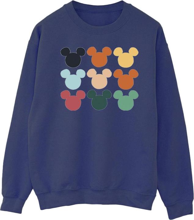 Actual product image Disney Mens Mickey Mouse Heads Square Sweatshirt (XL)