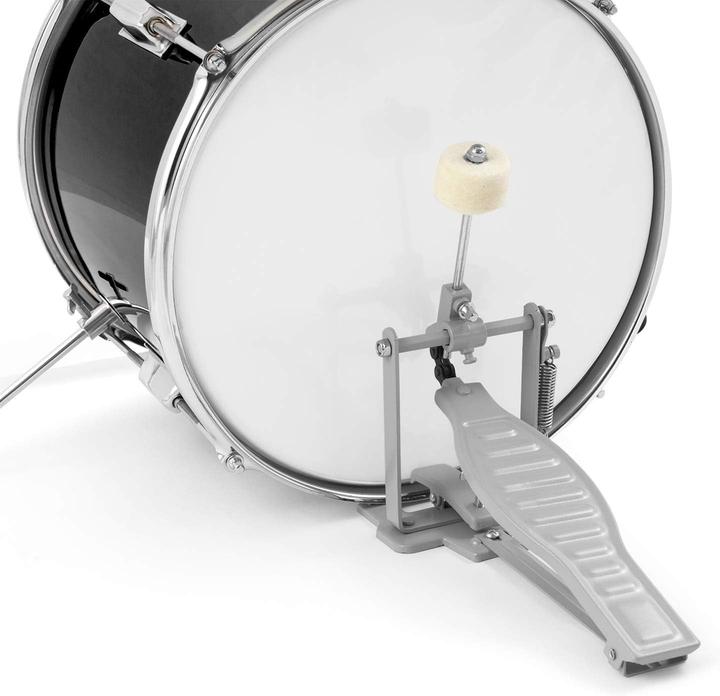 Produktbild Tiger Junior Drumkit für Anfänger, 3-teilig mit Snare, Tom, Basstrommel, Becken und Zubehör (Acoustic-Drum)