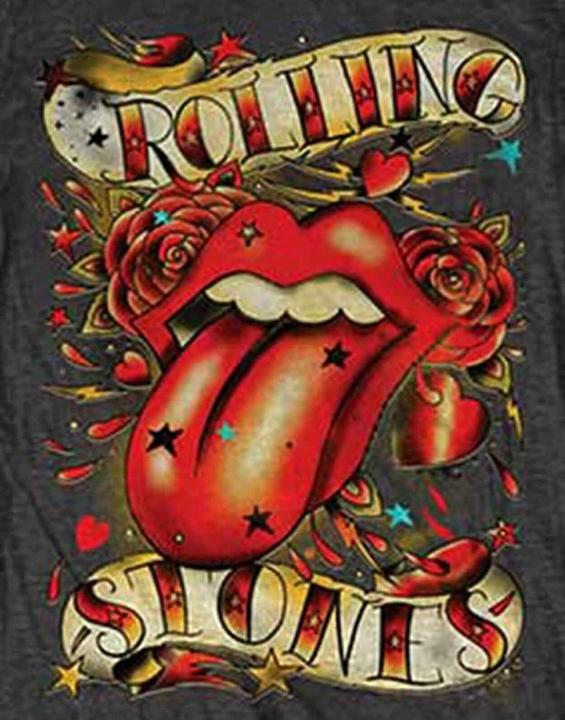 Actual product image The Rolling Stones Womens/Ladies Stars Logo T-Shirt (L)