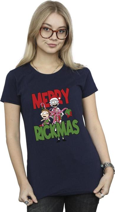 Immagine prodotto Rick And Morty Merry Rickmas Maglietta Donna (S)