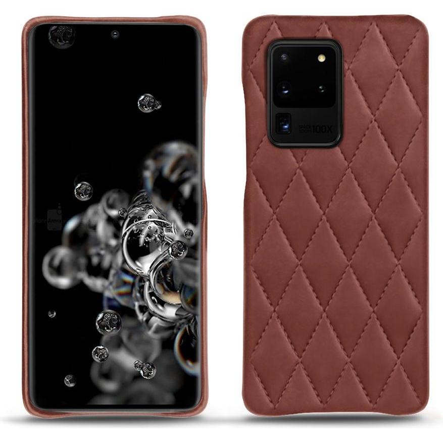 Noreve Lederschutzhülle (Samsung Galaxy S20 Ultra 5G), Smartphone Hülle, Rot