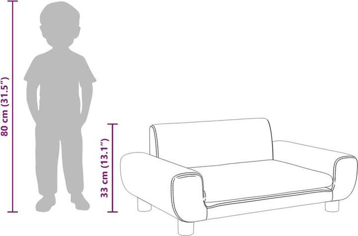 Immagine prodotto vidaXL Roger (Divano per bambini)