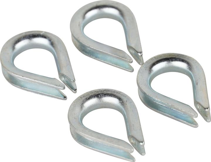 Actual product image Mamutec Galvanised Thimble 3 mm 4 pcs.