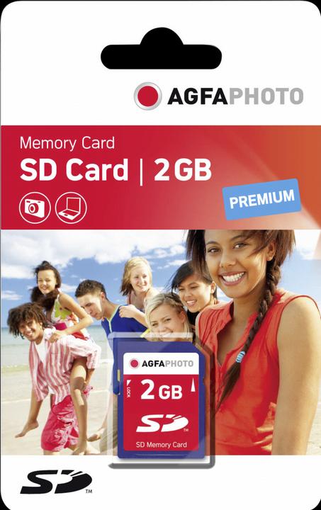 Productafbeelding AGFAPHOTO SD-kaart 133x Premium (2 GB, SD)