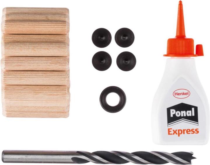 Actual product image Bosch Professional Zubehör Dowel set Accessories 40 mm 8 m (32 pcs.)