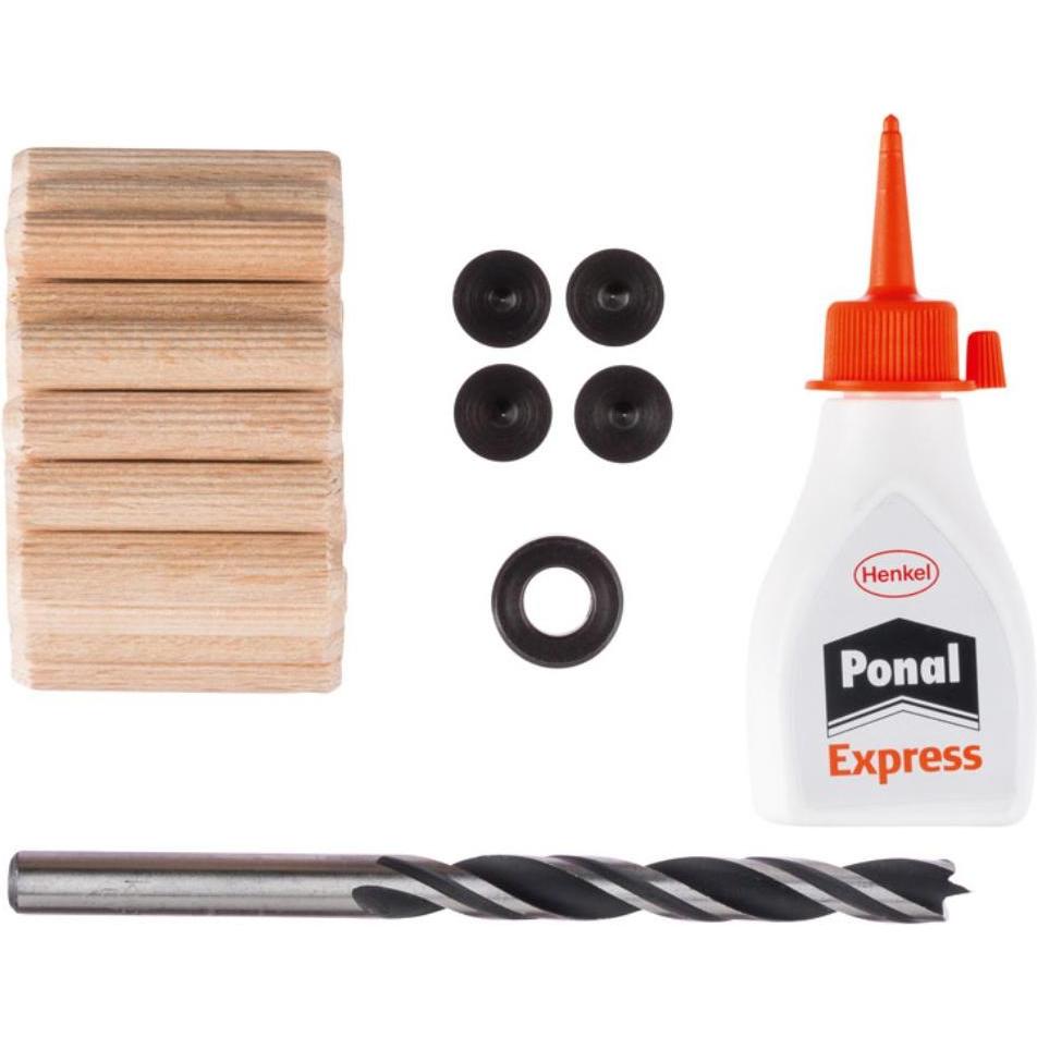 Thumbnail - Bosch Professional Zubehör, Dübel, 32-tlg. Holzdübel-Set, 8 mm (32 Stk.)