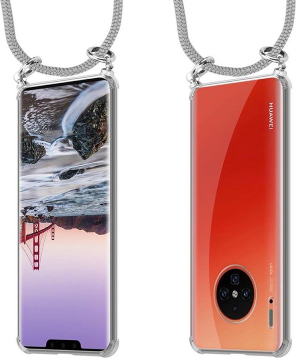Produktbild Cadorabo TPU Handy Kette SILBER Cover