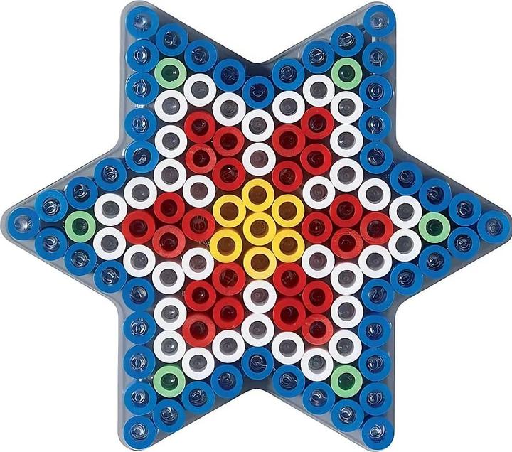 Actual product image Hama Iron-on bead plates heart/star