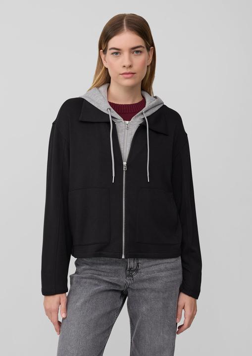 Produktbild s.Oliver Sweatshirt Jacke Scuba-Sweatjacke mit herausnehmbarem Einsatz (36)