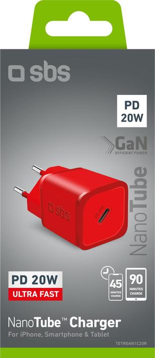 Image du produit SBS Chargeur ultra-rapide 20 W GaN Power Delivery (20 W)