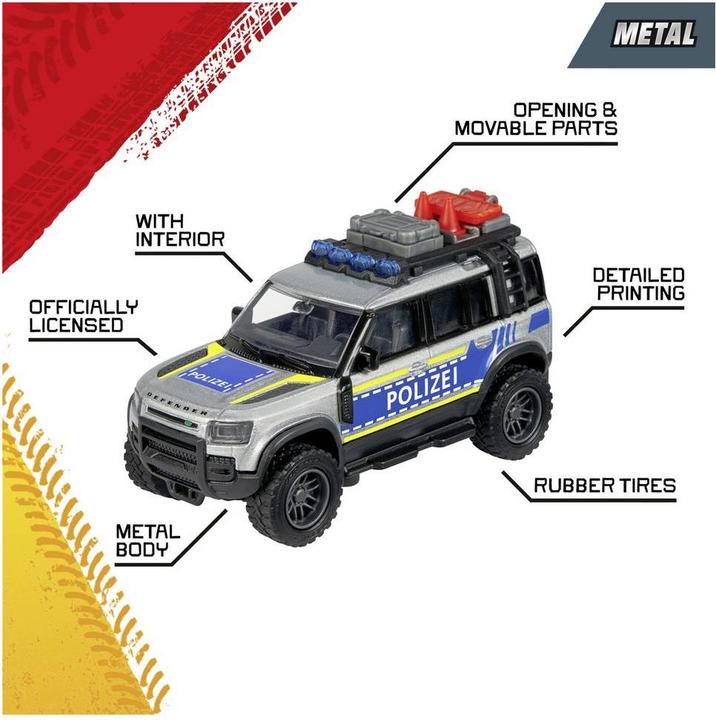 Produktbild Majorette Land Rover Police