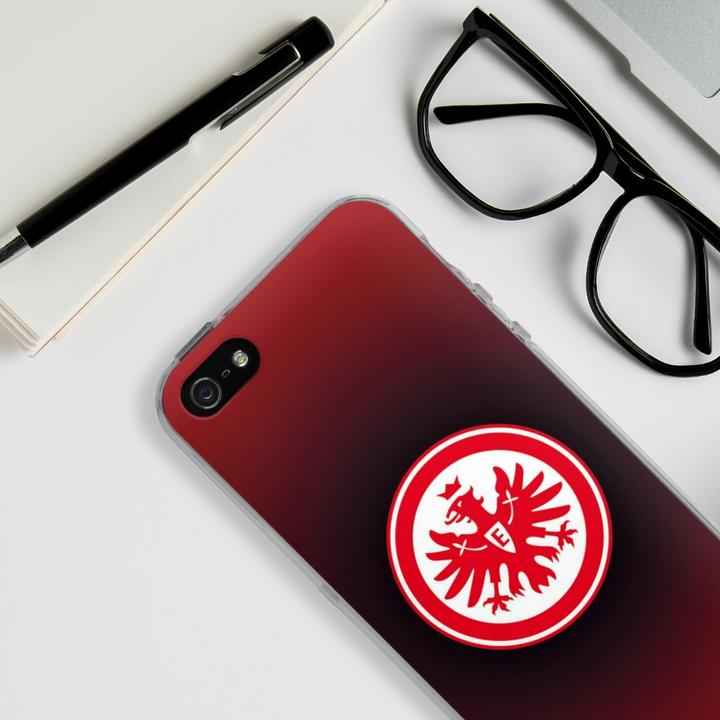 Produktbild DeinDesign Silikon Hülle für Apple iPhone 5 Handyhülle Case Smartphone Schutzhülle Eintracht Frankfurt (Apple iPhone 5)