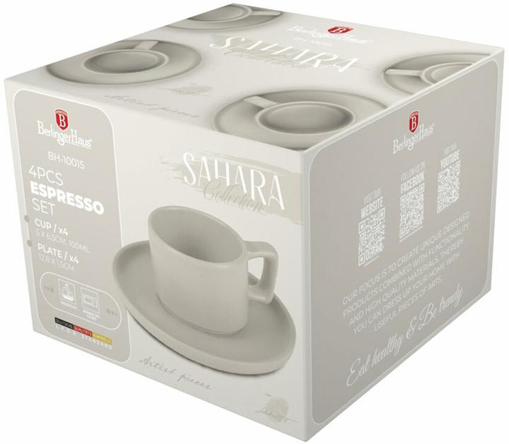 Actual product image BerlingerHaus Haus Espressotassenset 4 Stk. 100ml matt cream Sahara Collection (100 ml, 4 x)