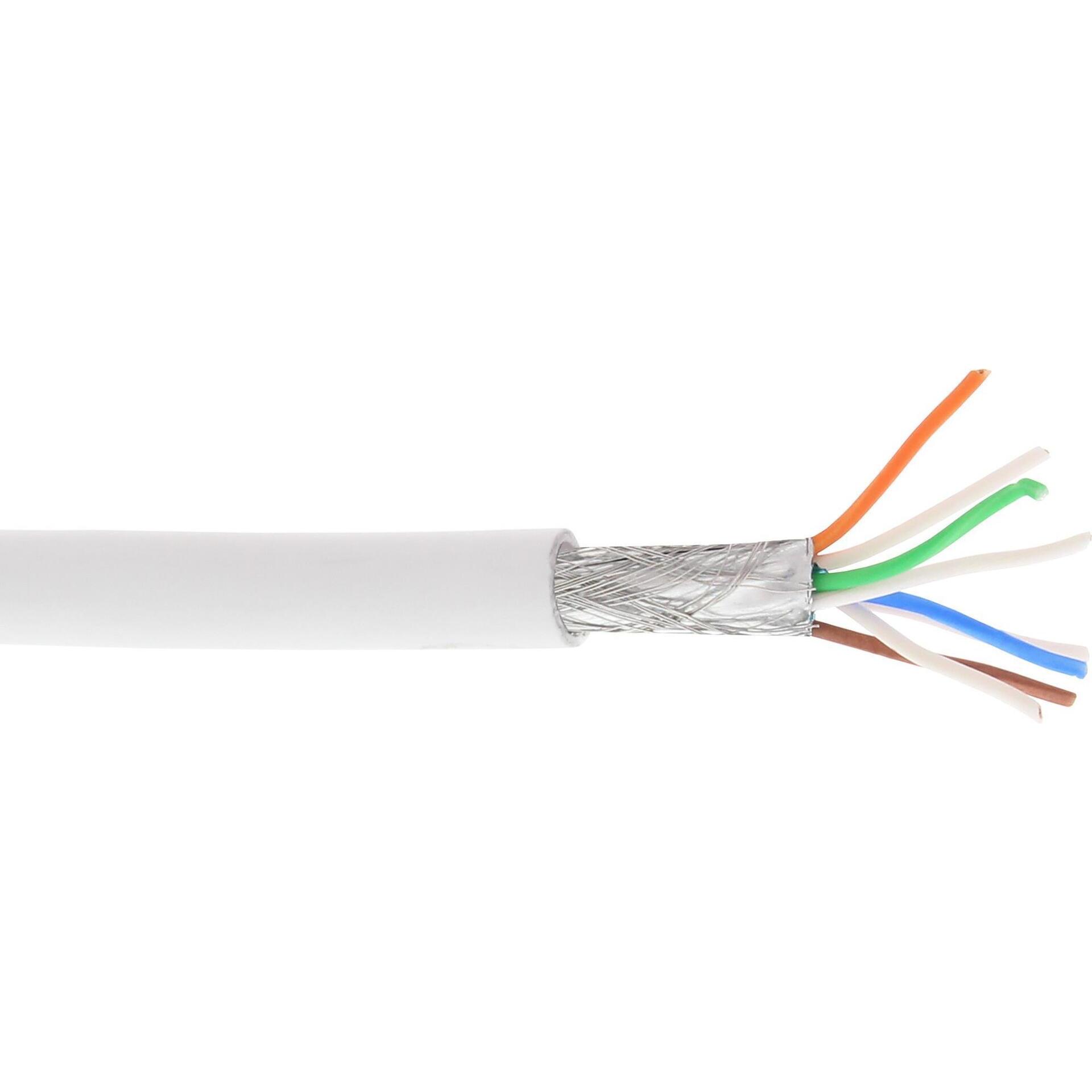 InLine Patchkab. (S/FTP, CAT6a, 100 m), Netzwerkkabel