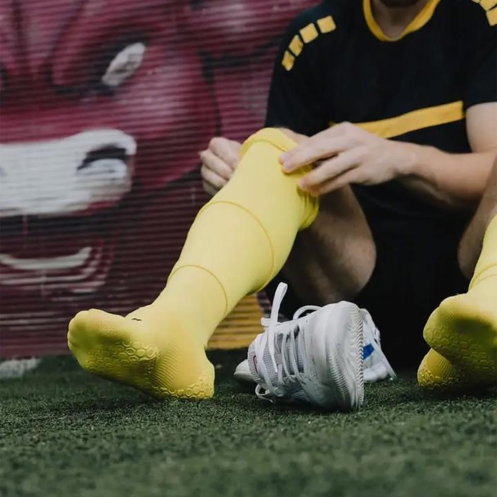 Image du produit NovoSoxx Fussballstulpen One Size Stutzen Röhrensocke Tube Socke Tubxx Gelb (Taille unique)